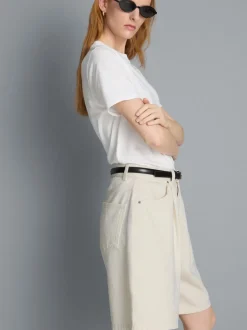 Denim-Bermudashorts aus Baumwolle