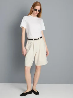 Denim-Bermudashorts aus Baumwolle
