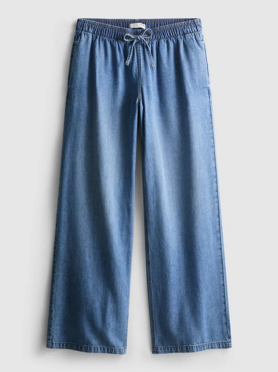Denim-Jogginghose mit geradem Bein