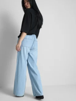 Denim-Jogginghose mit geradem Bein