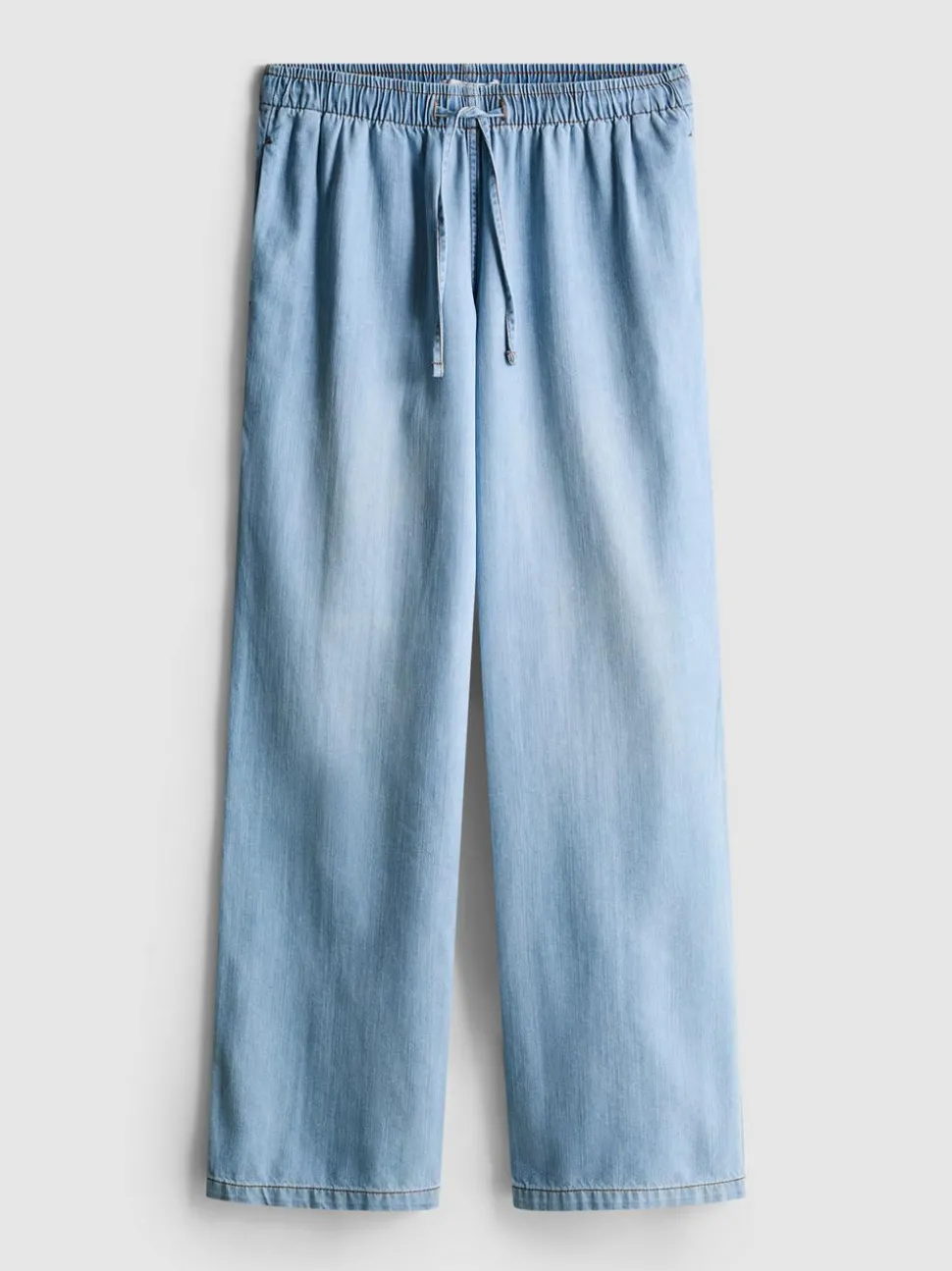 Denim-Jogginghose mit geradem Bein