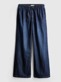 Denim-Jogginghose mit geradem Bein