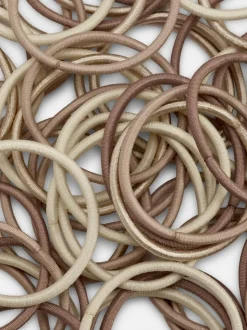Dicke, elastische Haargummis, 60er-Pack
