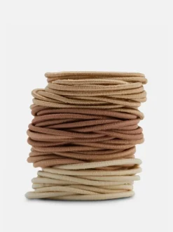 Dicke, elastische Haargummis, 60er-Pack