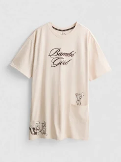 „Disney Bambi“ Oversized-Nachthemd mit Slogan
