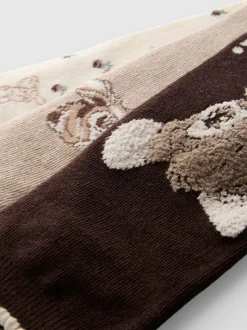„Disney Bambi“ Sneakersocken mit hohem Baumwollanteil, 3er-Pack