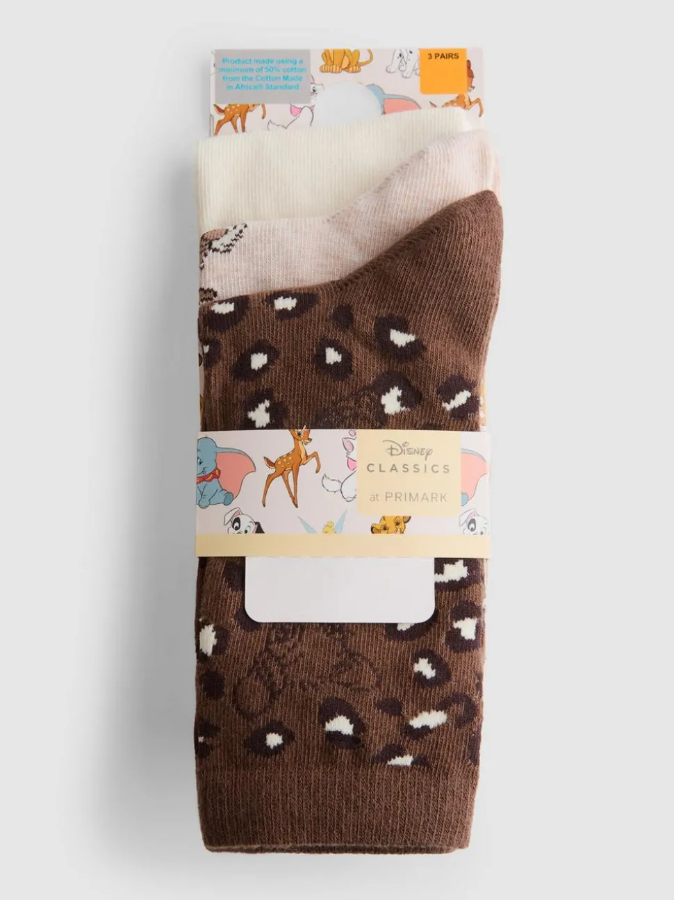 „Disney Bambi“ Socken aus Baumwollmischung, 3er-Pack