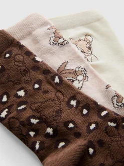 „Disney Bambi“ Socken aus Baumwollmischung, 3er-Pack