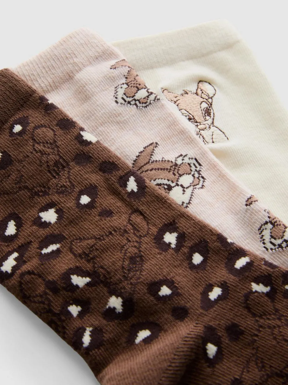 „Disney Bambi“ Socken aus Baumwollmischung, 3er-Pack