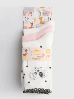 „Disney 101 Dalmatiner“ Crew-Socken aus Baumwollmischung, 3er-Pack