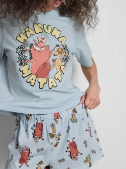 „Disney Der König der Löwen“ Schlafanzug mit Hakuna Matata-Grafik