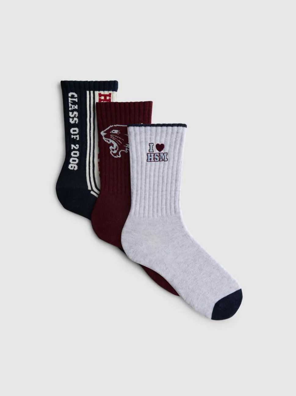 „Disney High School Musical“ Crew-Socken, 3er-Pack