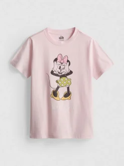 „Disney Minnie Maus“ Baumwoll-T-Shirt mit Grafik
