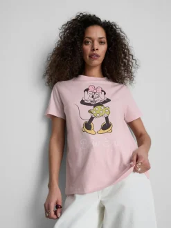 „Disney Minnie Maus“ Baumwoll-T-Shirt mit Grafik