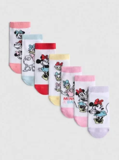„Disney Minnie Maus“ Sneakersocken, 7er-Pack