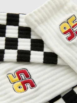 „Disney Pixar Cars“ Crew-Socken mit hohem Baumwollanteil, 2er-Pack