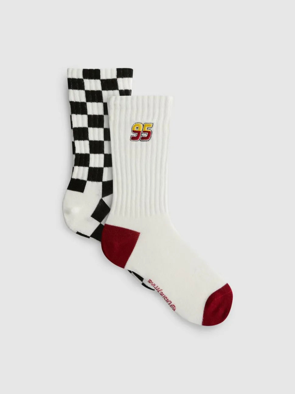 „Disney Pixar Cars“ Crew-Socken mit hohem Baumwollanteil, 2er-Pack