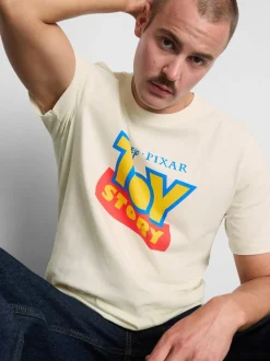 „Disney Pixar Toy Story“ T-Shirt aus reiner Baumwolle mit Grafik