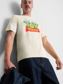 „Disney Pixar Toy Story“ T-Shirt aus reiner Baumwolle mit Grafik