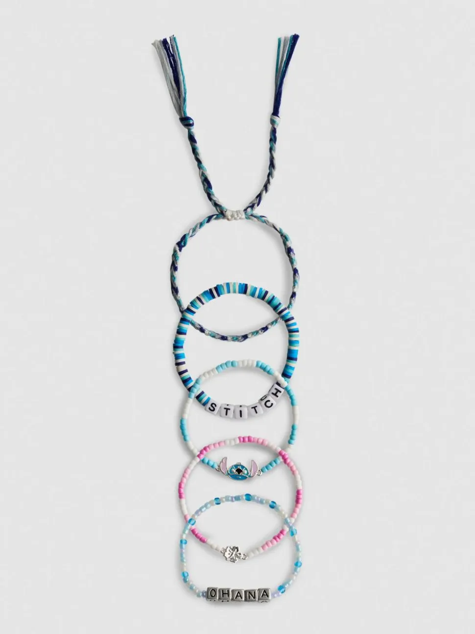 „Disney Stitch“ Armbänder, 5er-Pack