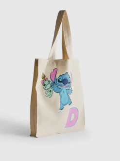 „Disney Stitch“ Einkaufstasche mit Initiale