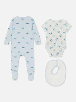 „Disney Stitch“ Set für Neugeborene, 3-teilig