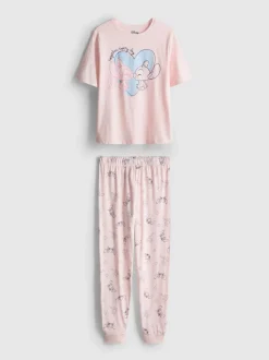 „Disney Stitch und Engel“ Schlafanzug aus reiner Baumwolle