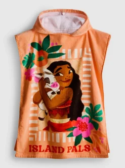 „Disney Vaiana“ Frottee-Poncho mit Kapuze