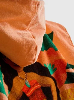 „Disney Vaiana“ Frottee-Poncho mit Kapuze