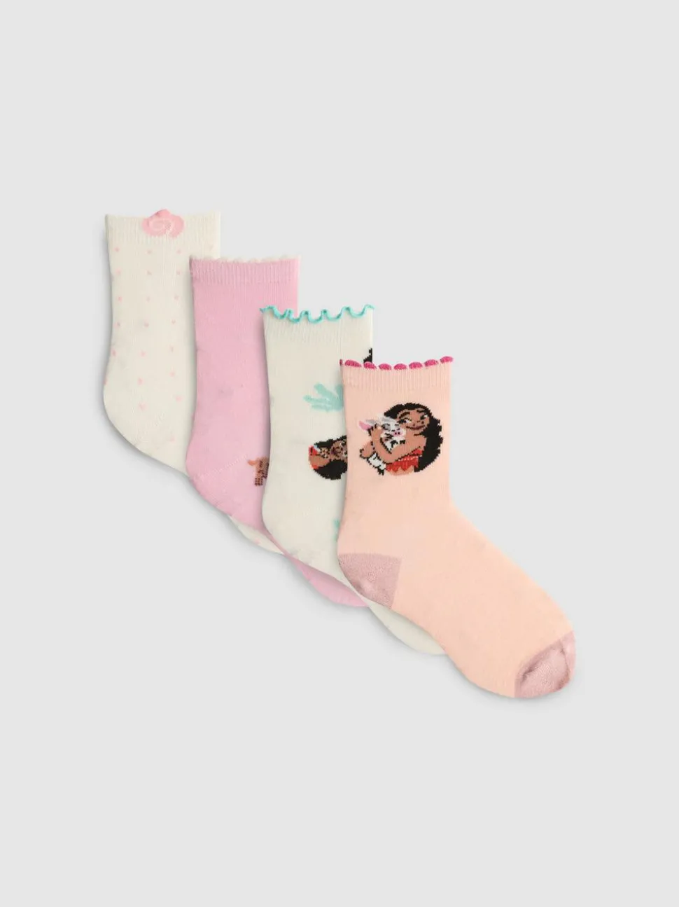 „Disney Vaiana“ Söckchen, 4er-Pack