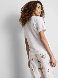„Disney Winnie Puuh“ Baumwoll-Schlafanzugtop mit Grafik