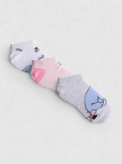 „Disney Winnie Puuh I-Aah“ Sneakersocken aus reiner Baumwolle, 3er-Pack