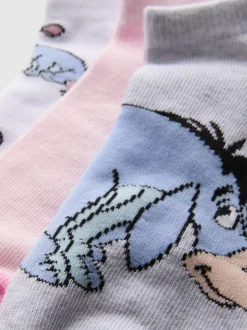 „Disney Winnie Puuh I-Aah“ Sneakersocken aus reiner Baumwolle, 3er-Pack