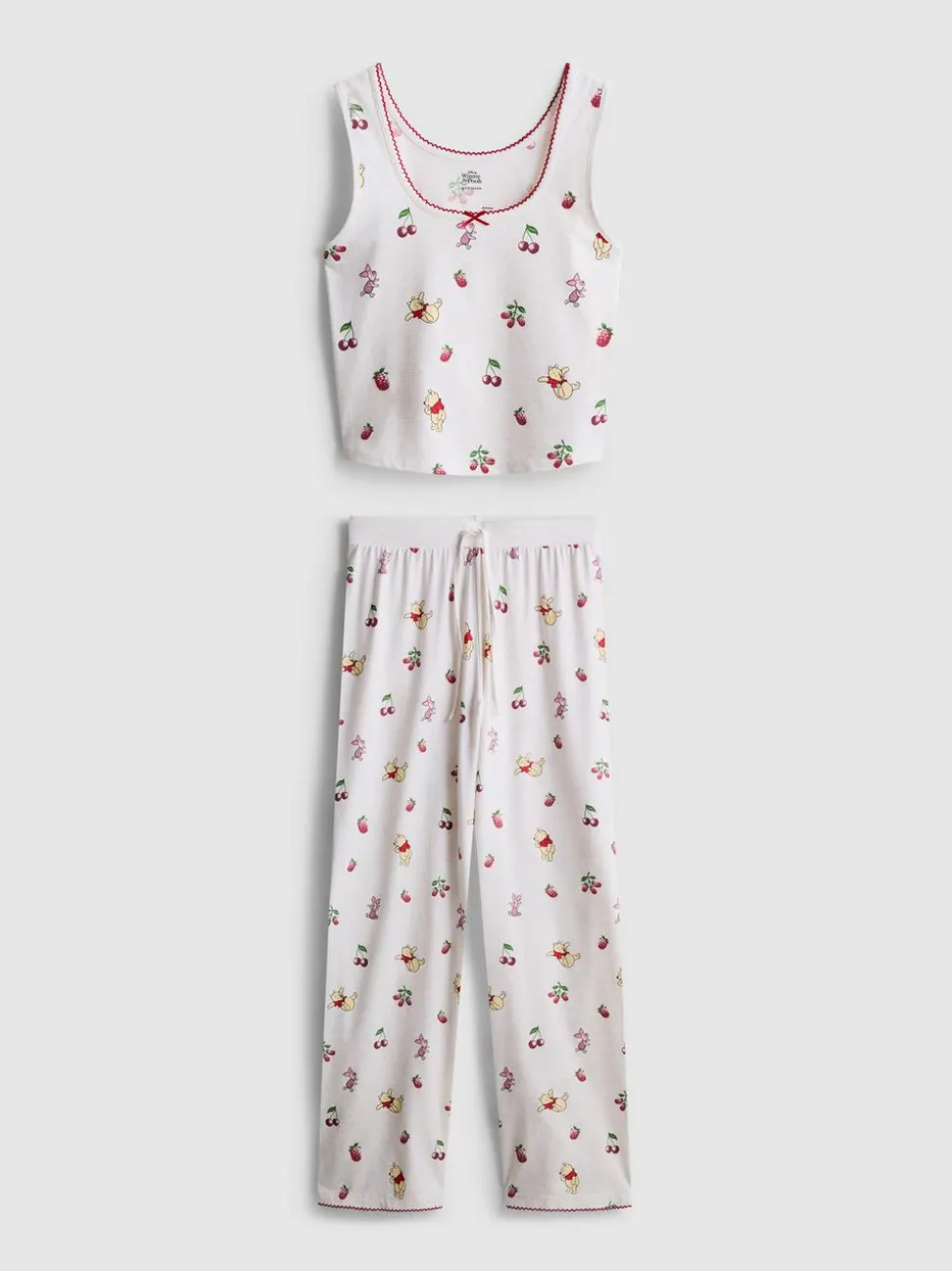 „Disney Winnie Puuh“ Schlafanzug mit Trägertop und hohem Baumwollanteil