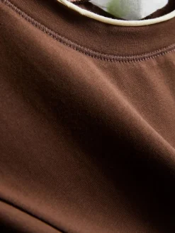 Doppellagiges Baby Tee mit hohem Baumwollanteil