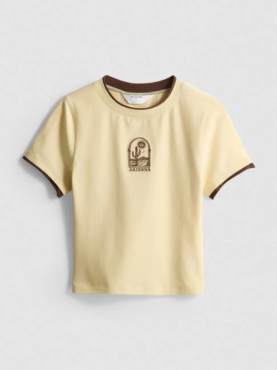 Doppellagiges Baby Tee mit hohem Baumwollanteil