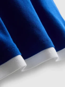 Doppellagiges T-Shirt mit Rundhalsausschnitt