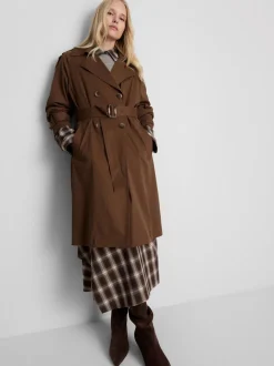 Doppelreihiger „By Coleen“ Midi-Trenchcoat