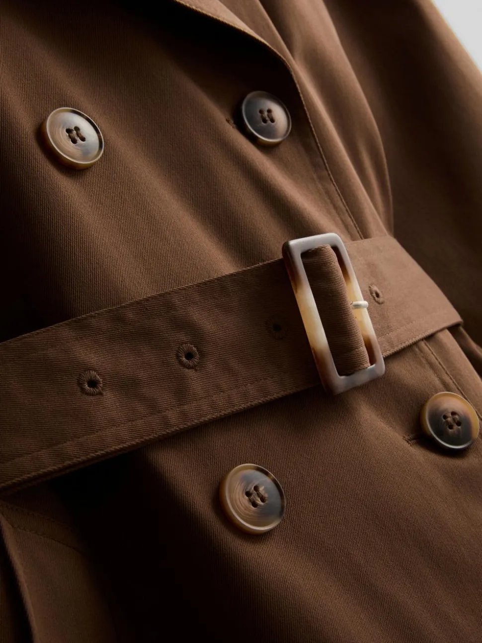 Doppelreihiger „By Coleen“ Midi-Trenchcoat
