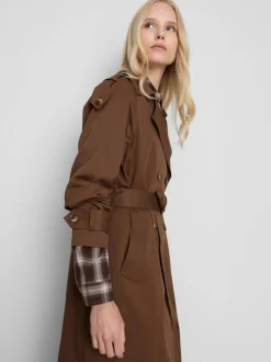 Doppelreihiger „By Coleen“ Midi-Trenchcoat