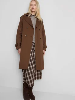 Doppelreihiger „By Coleen“ Midi-Trenchcoat
