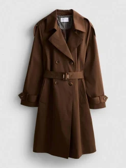 Doppelreihiger „By Coleen“ Midi-Trenchcoat