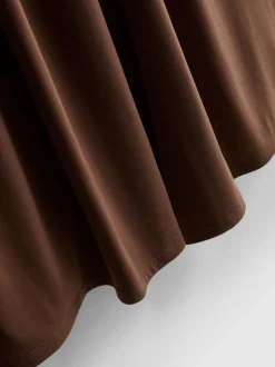 Drapierte Hose mit weitem Bein