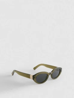 Durchsichtige ovale „By Coleen“ Sonnenbrille