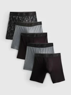 Elastische Sport-Unterhosen, 5er-Pack