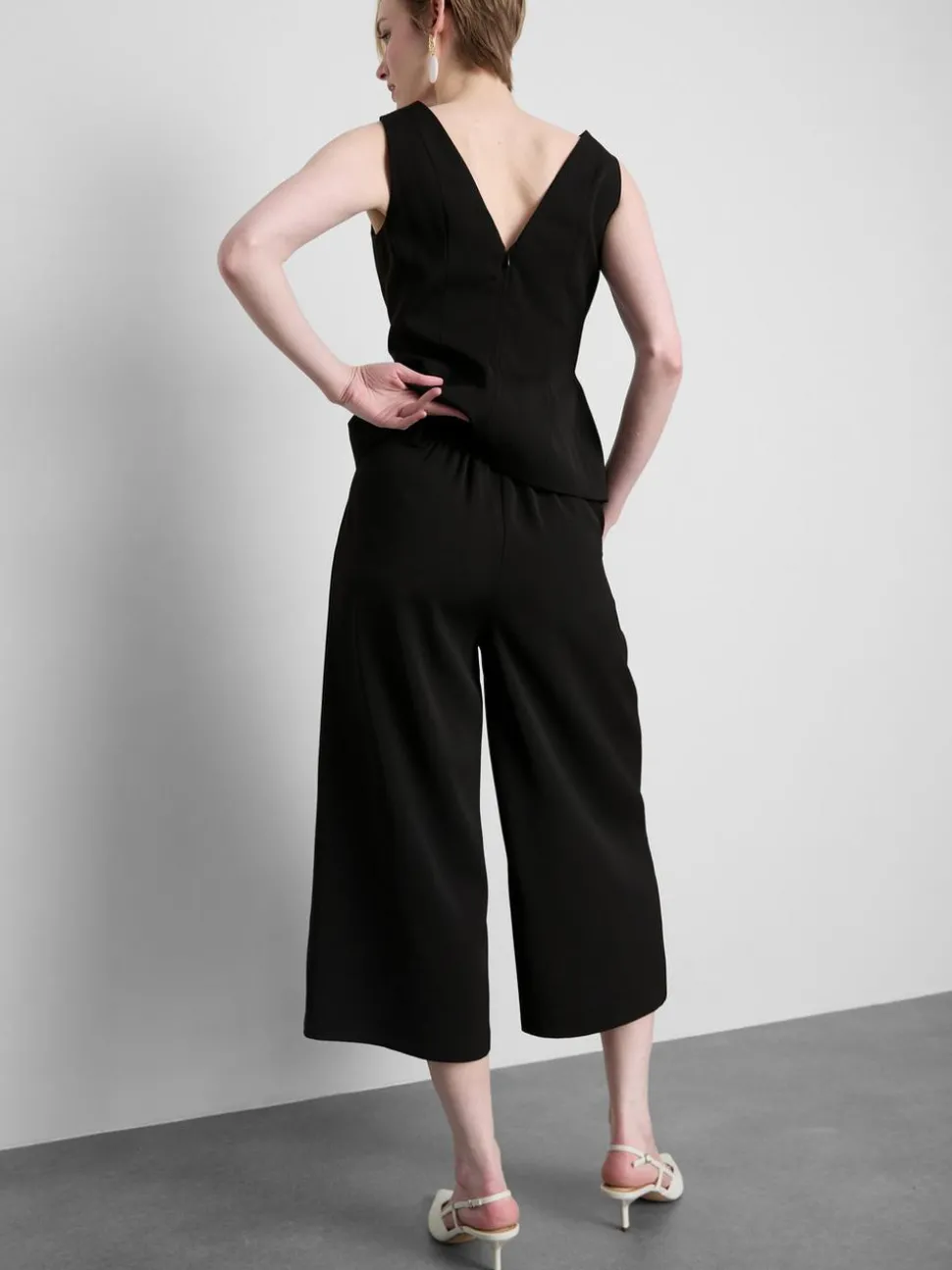 Elegante, plissierte „Lila“ Culotte