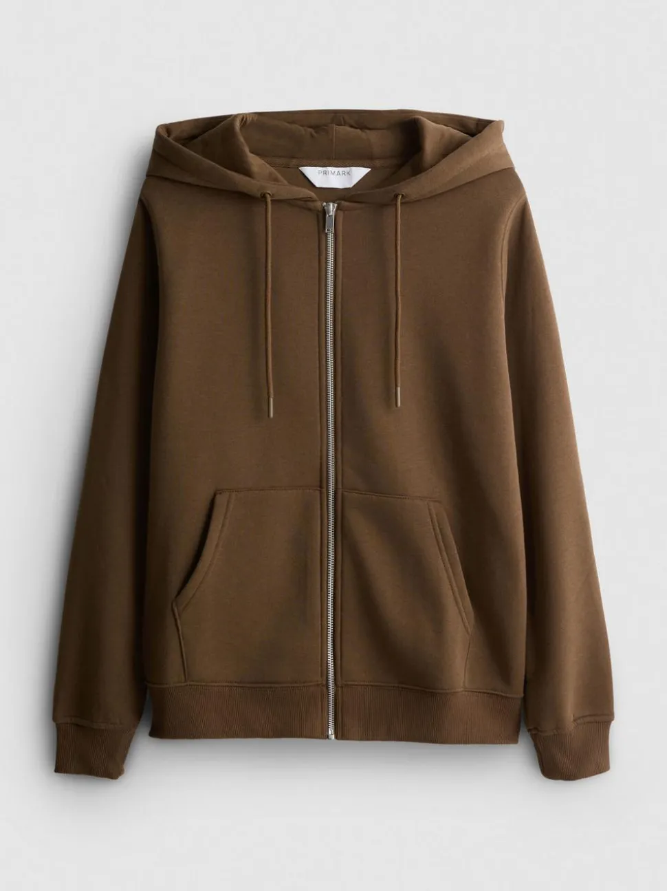 Essential Hoodie aus Baumwollmischung mit Reißverschluss