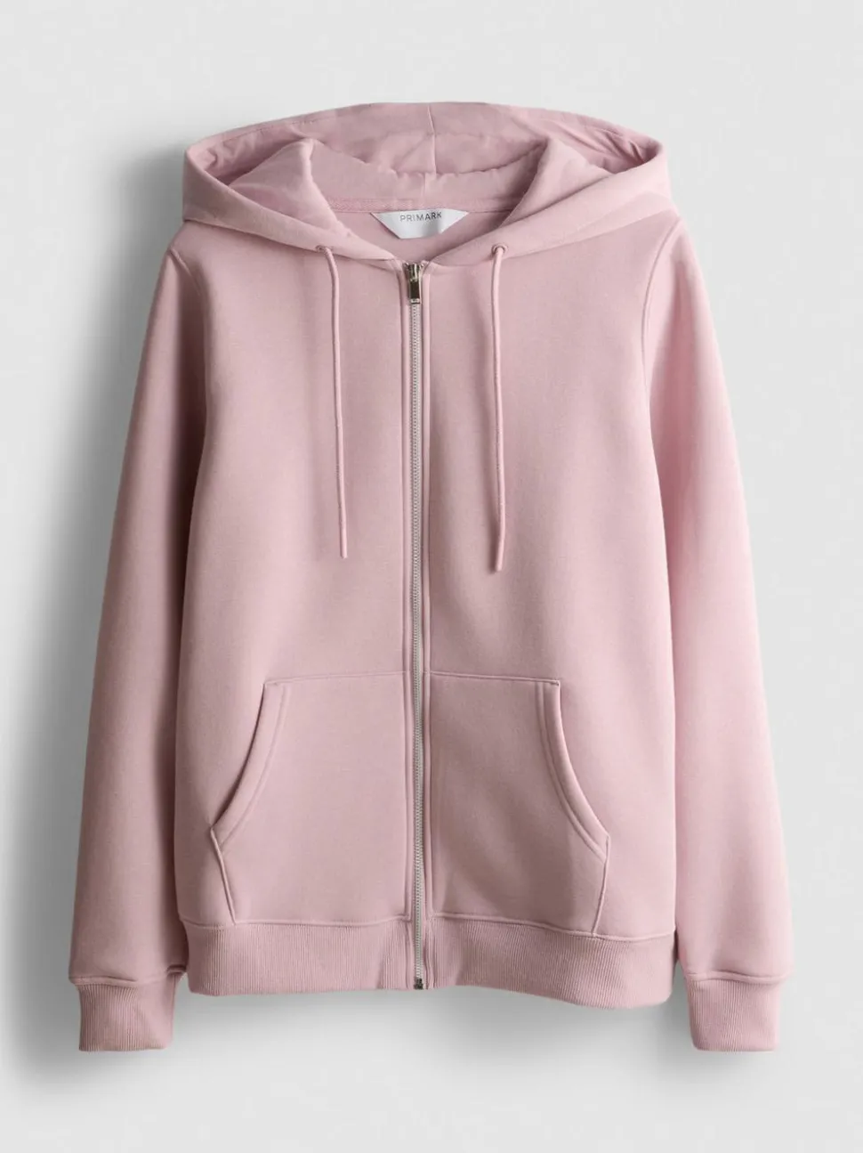 Essential Hoodie aus Baumwollmischung mit Reißverschluss