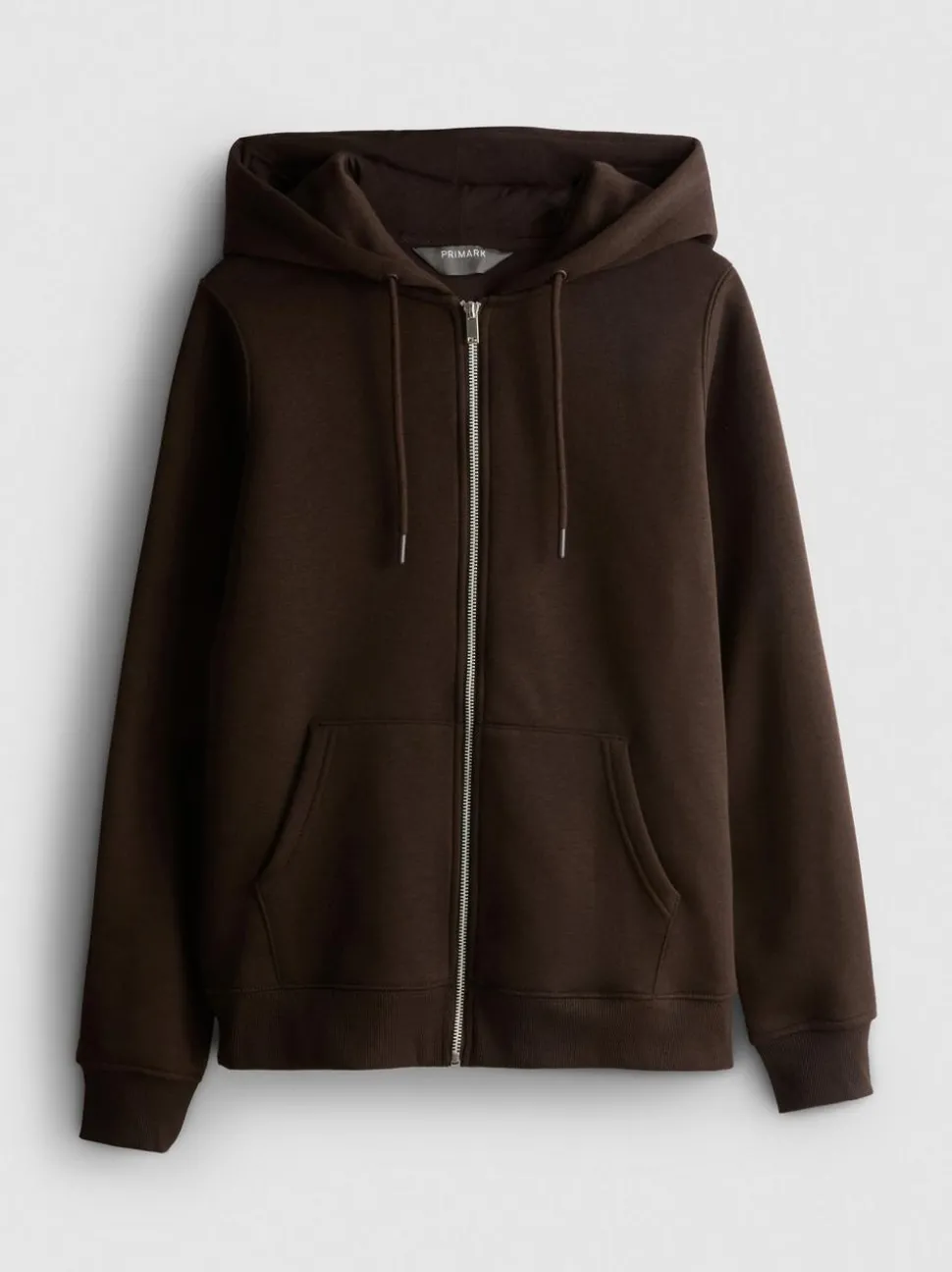 Essential Hoodie aus Baumwollmischung mit Reißverschluss