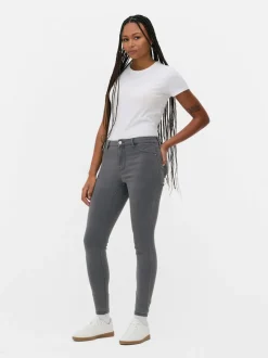 Essential Skinny-Jeans mit mittelhohem Bund | Normale Passform